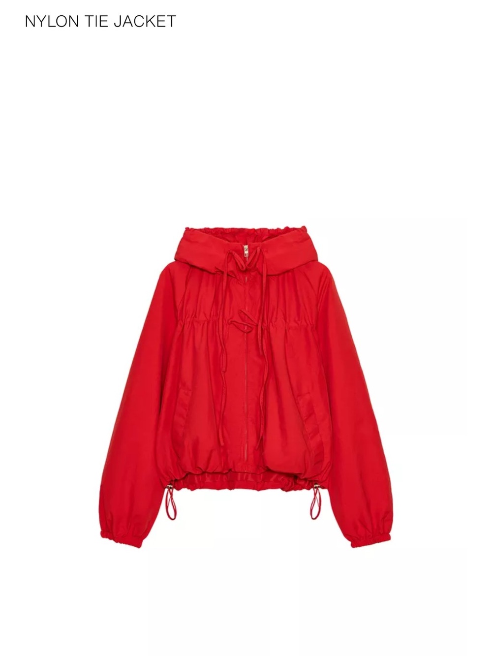 Red Windbreaker Jacket